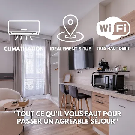 Short Time Centre 4 Check-in Auto Apartment Toulon
